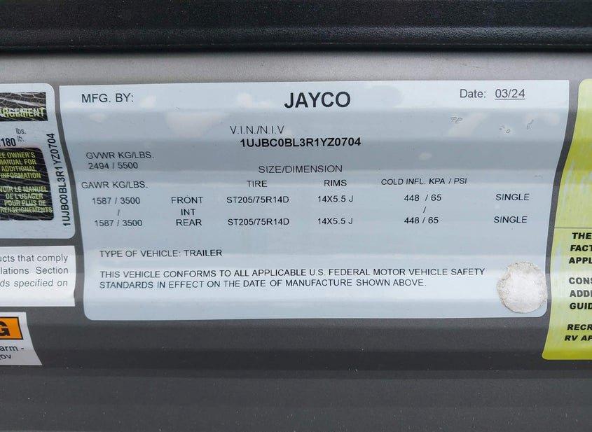 Jayco Jayfl184Bh