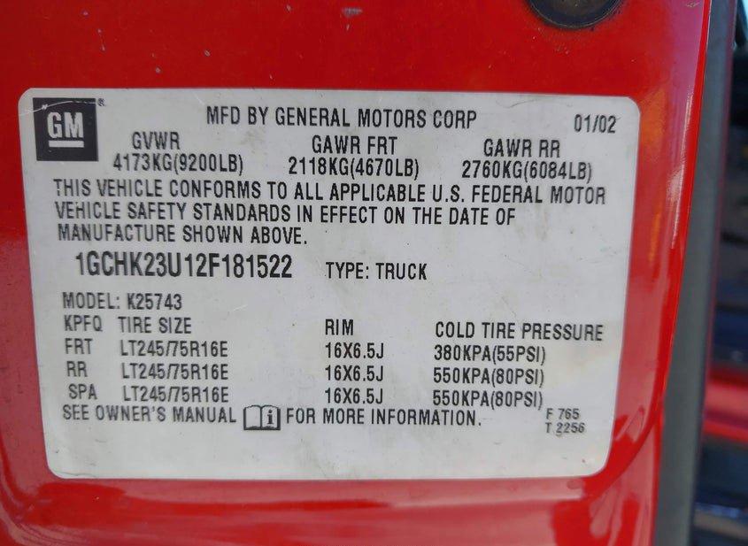 Chevrolet Silverado 2500Hd