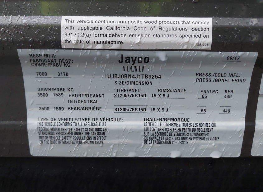 Jayco Jayfl184Bh
