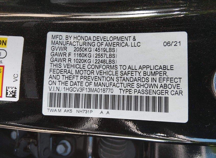 Honda Accord Hybrid