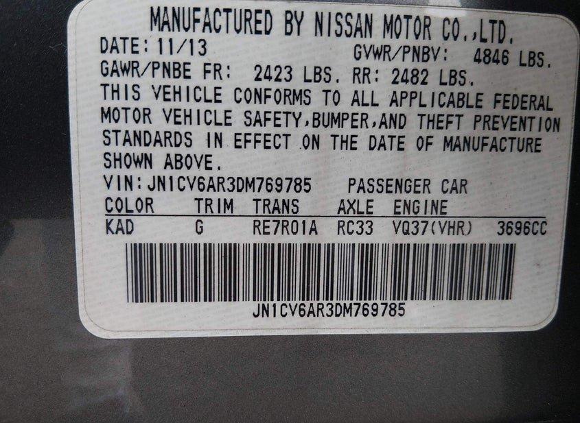 Infiniti G37X