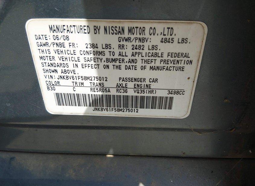 Infiniti G35X