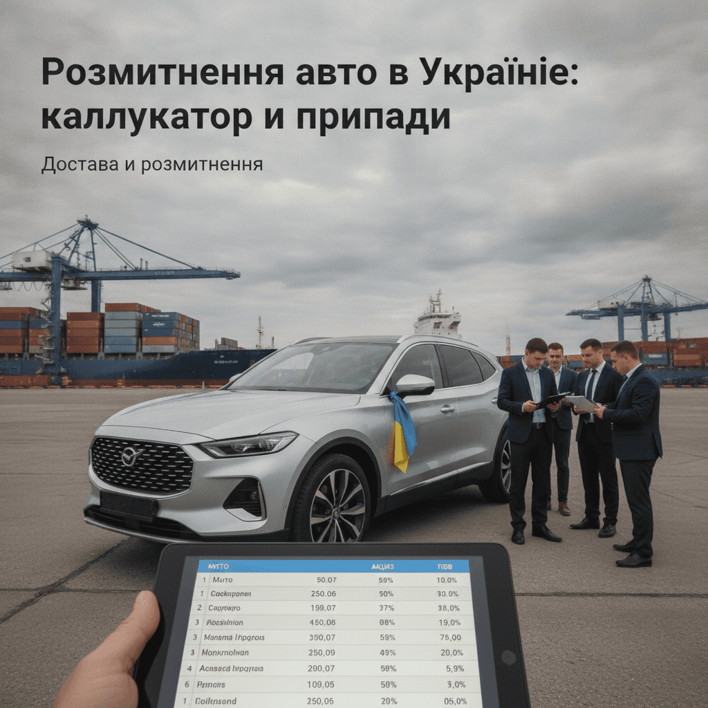 Розмитнення авто в Україні: калькулятор і приклади